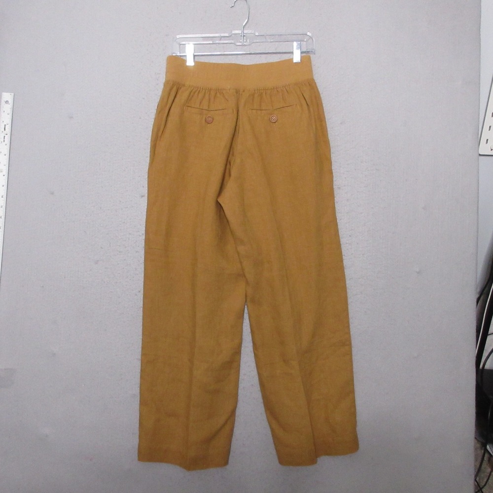 Soft Surroundings Pants Linen Aliso Point Wide Leg Boho Coastal Lagenlook Pocket - Picture 2 of 10
